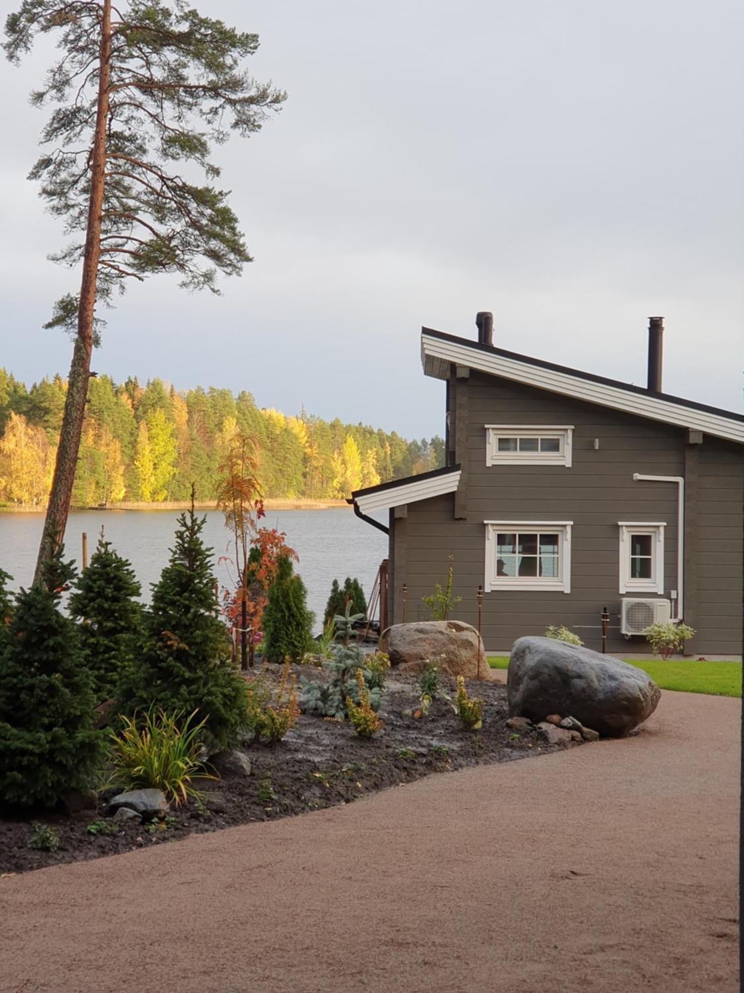 Stunning Log Cabin 45M2 On The Shore Of Kallavesi. クオピオ エクステリア 写真