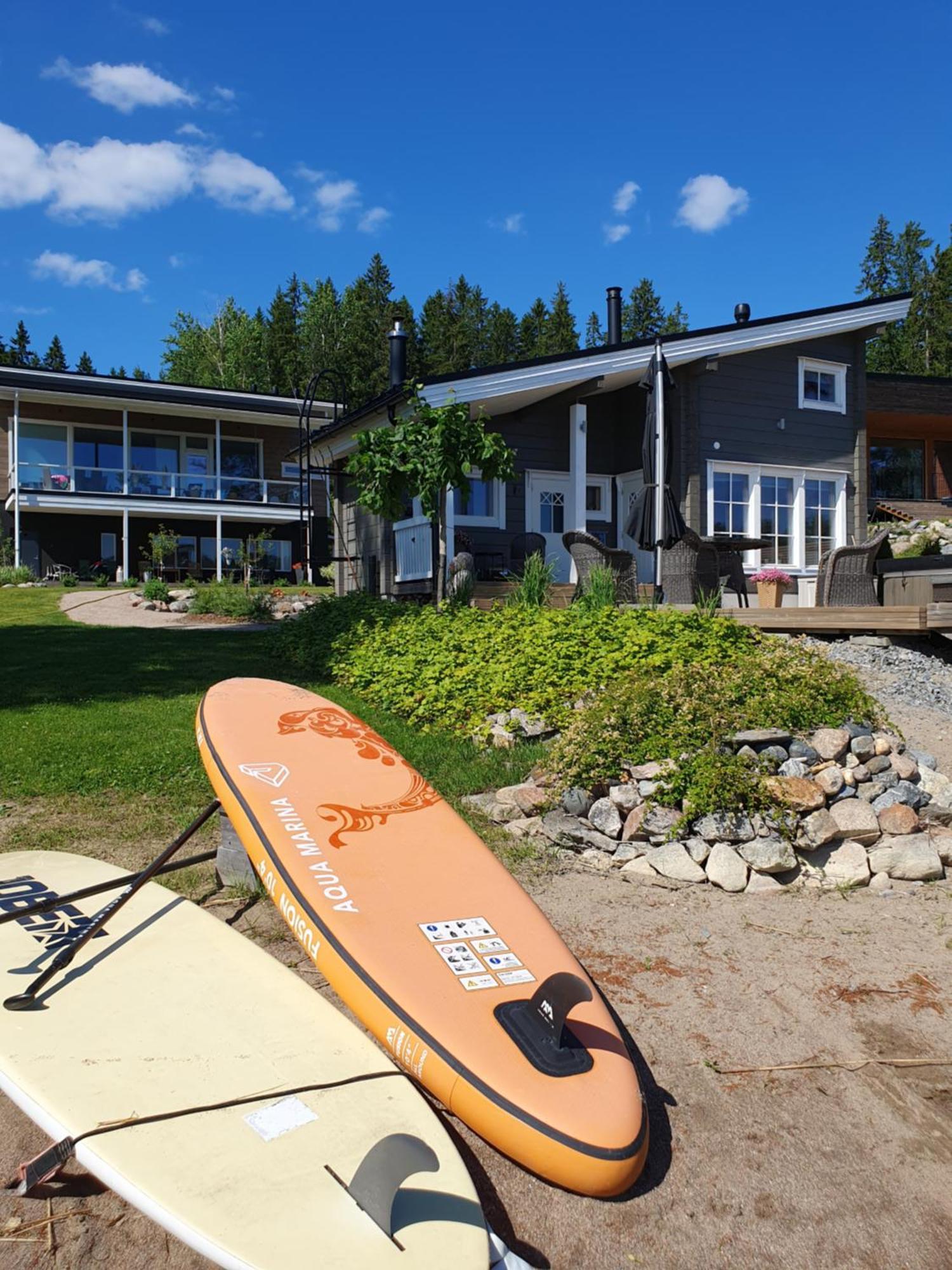 Stunning Log Cabin 45M2 On The Shore Of Kallavesi. クオピオ エクステリア 写真