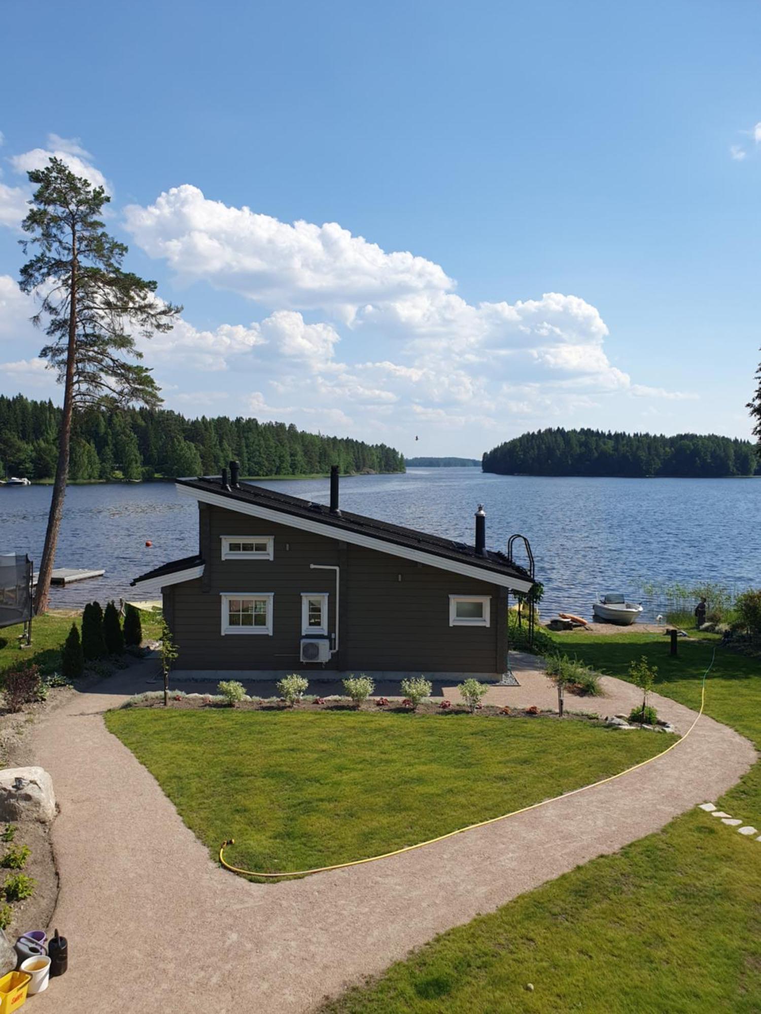 Stunning Log Cabin 45M2 On The Shore Of Kallavesi. クオピオ エクステリア 写真