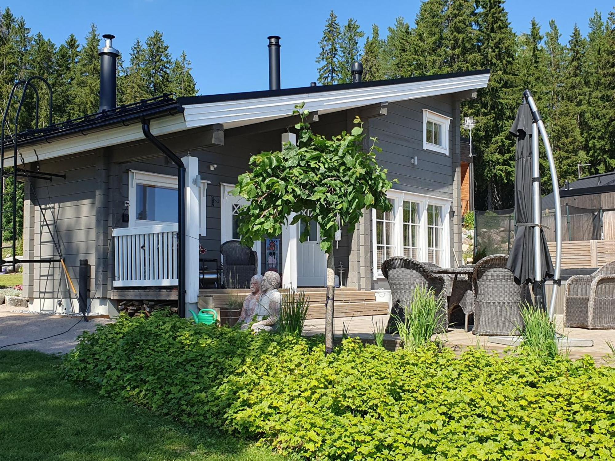 Stunning Log Cabin 45M2 On The Shore Of Kallavesi. クオピオ エクステリア 写真
